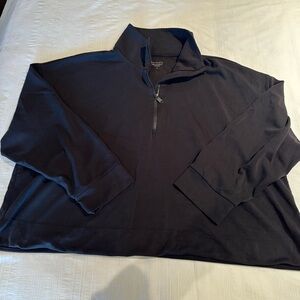 Athleta Black Half-Zip Seasoft Sweatshirt/ Pant set